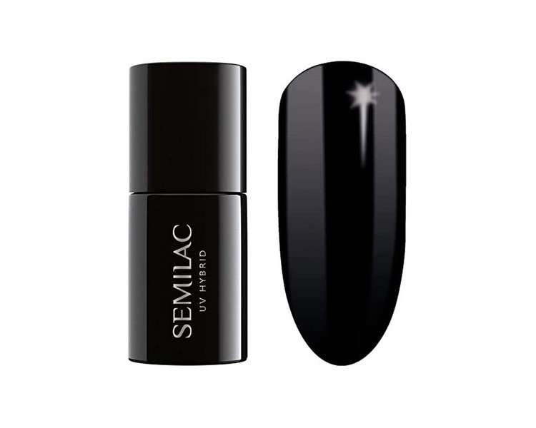 Semilac UV Nail Polish 300 Perfect Black 7ml