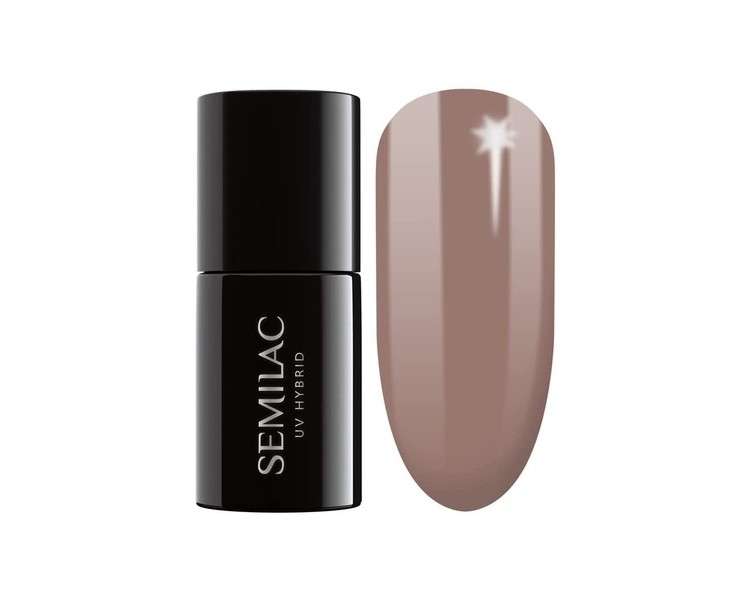 SEMILAC Neutral Gel Nail Polish 7ml 547 Another Way - Odorless Long Lasting and Easy to Apply