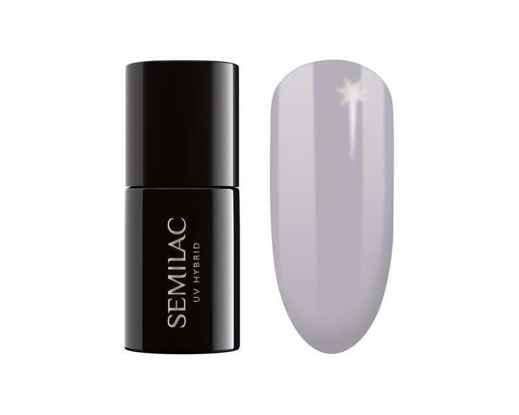 Semilac Business Line Blue Grey UV Hybrid Nail Polish 7ml