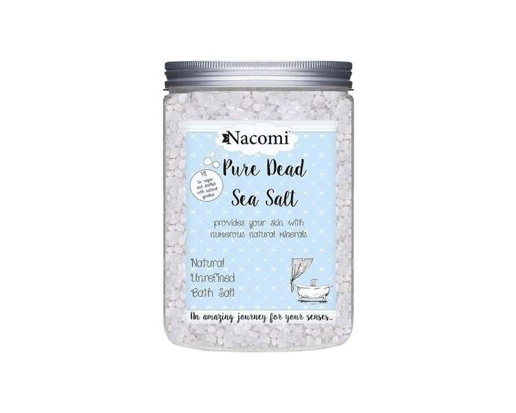 Nacomi Natural Dead Sea Bath Salt Pure 1400g