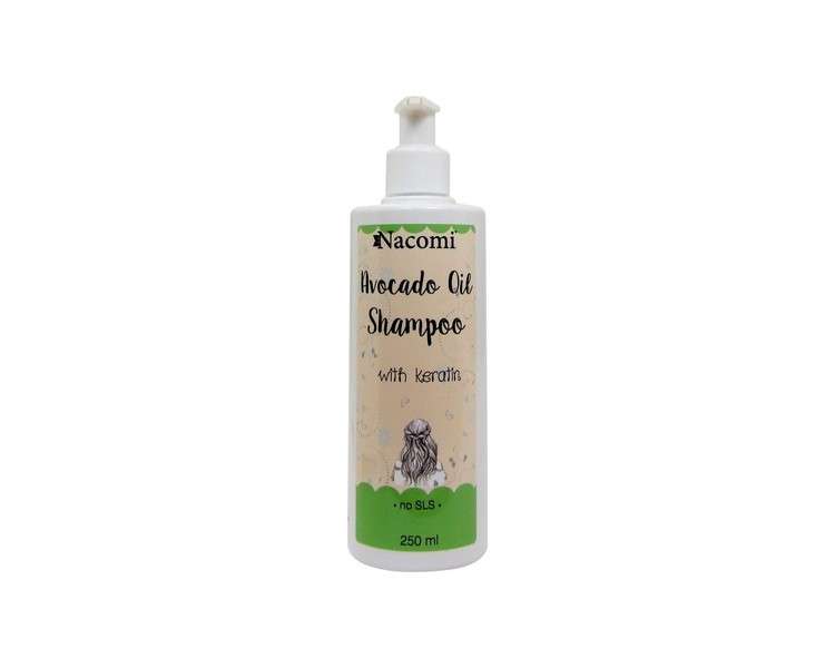 Nacomi Natural Avocado Oil Shampoo with Keratin 250ml