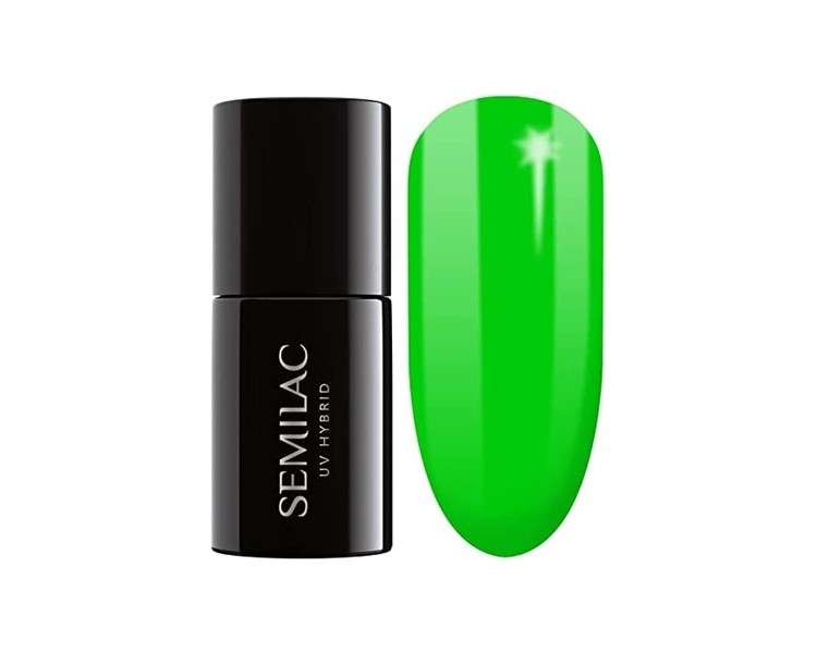 Semilac Hybrid UV Nail Polish Caribbean Green 7ml