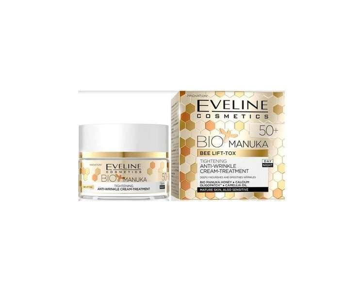 Eveline Cosmetics Bio Manuka Lift Face Cream Firming Day/Night 50+ 50ml