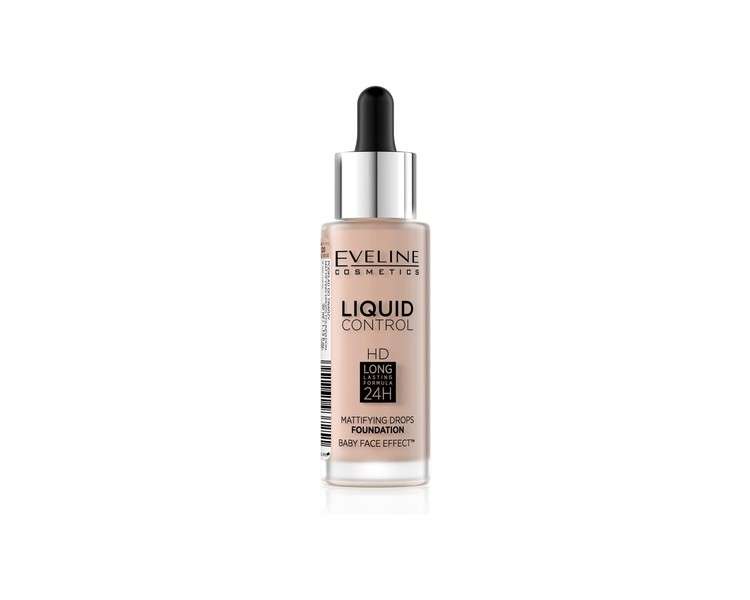 Eveline Liquid Control HD Long-Stay Mattifying Primer 32ml 020 Rose Beige