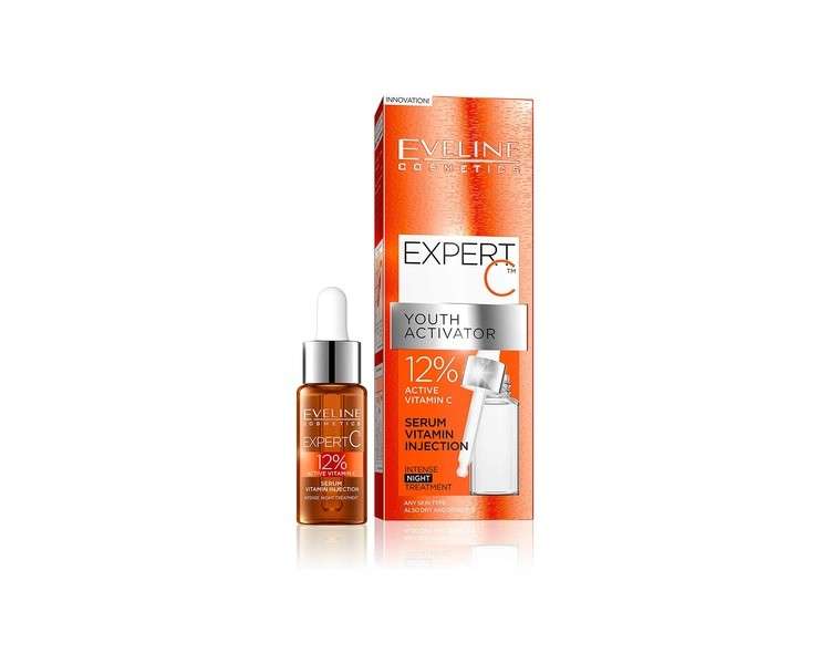 Eveline Cosmetics Expert C Youth Activator 12% Anti Ageing Active Vitamin C Serum 18ml