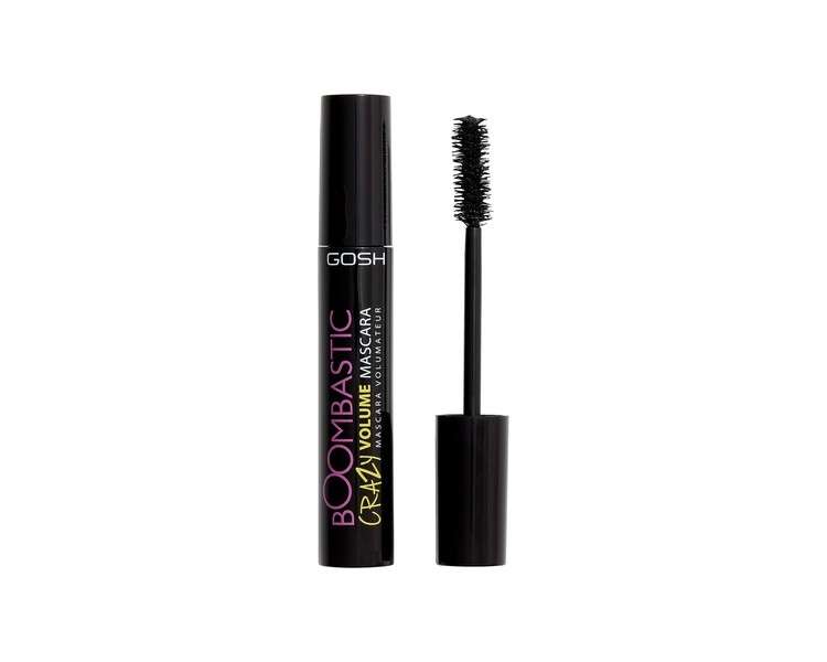 GOSH Boombastic Crazy Mascara for Extreme Volume and Long Eyelashes 001 Black