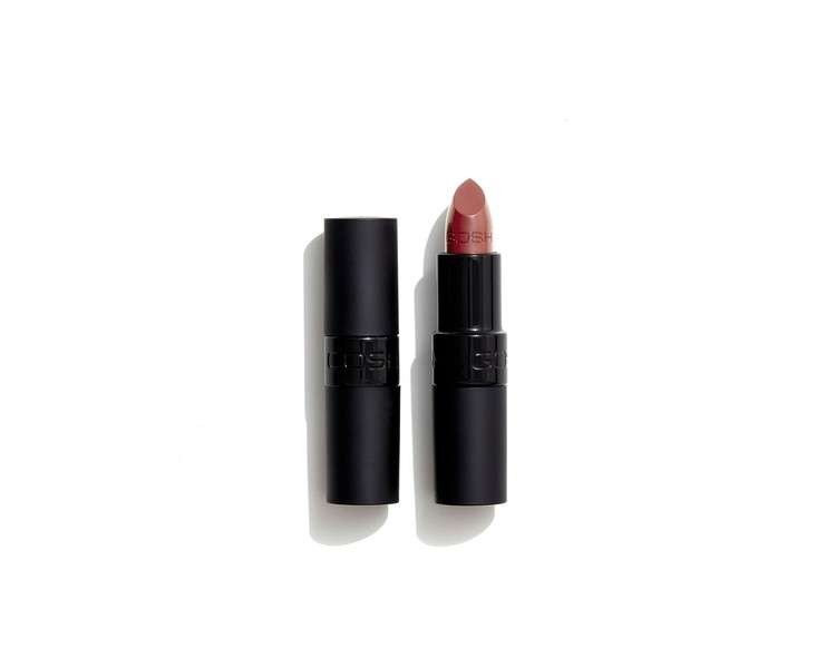 GOSH Velvet Touch Lipstick with Extra Colour Pigments and Reflective Particles 122 Nougat
