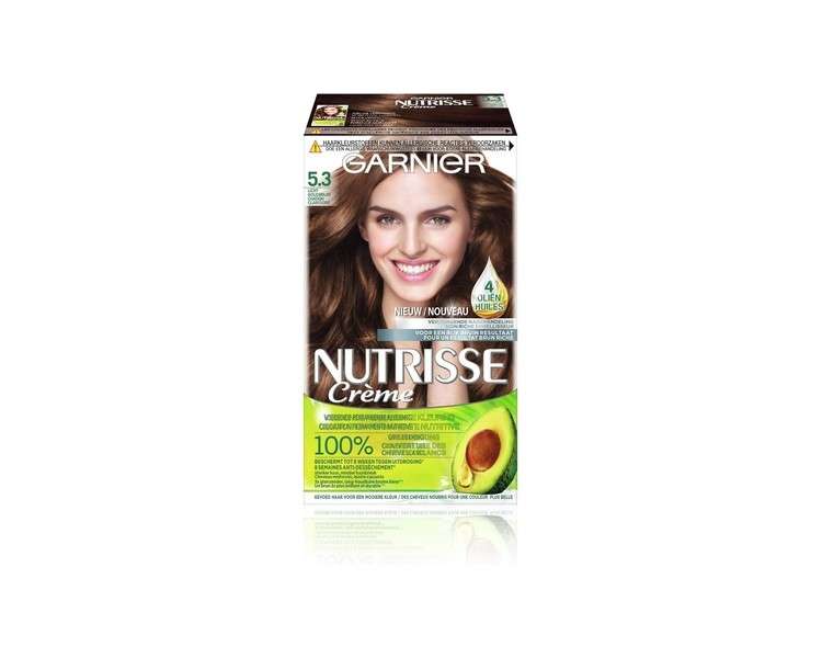 Garnier Nutrisse Creme 53 Light Golden Brown Hair Dye