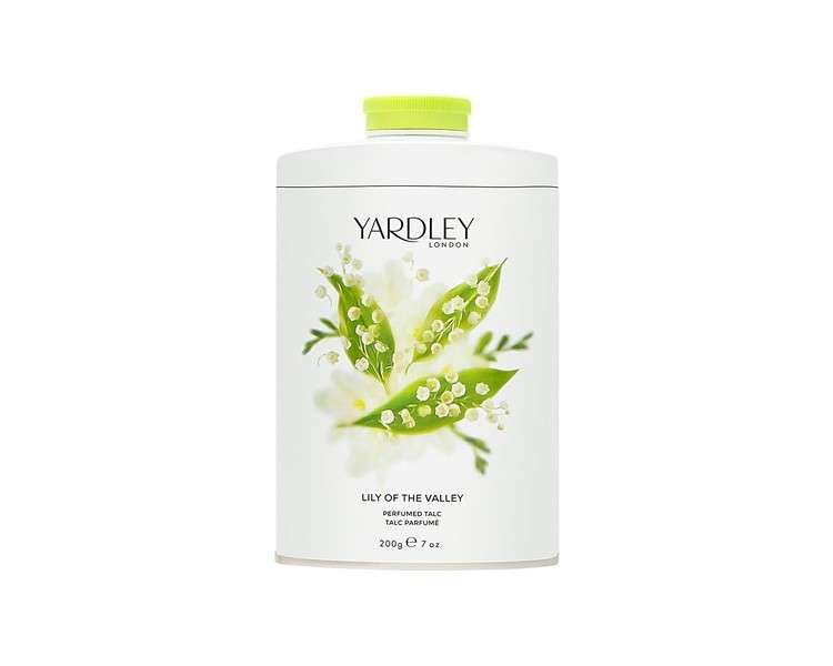 Yardley of London Lily of the Valley Perfumed Talc 200g