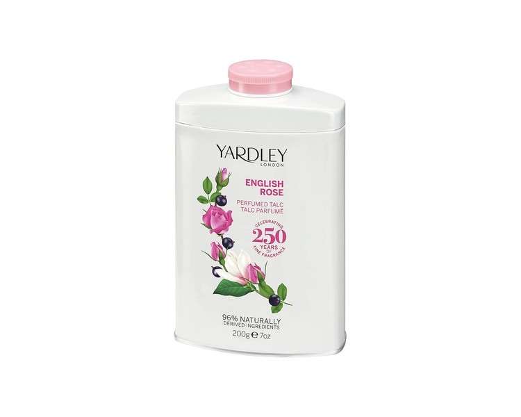 Yardley London English Rose Perfumed Talc 200g