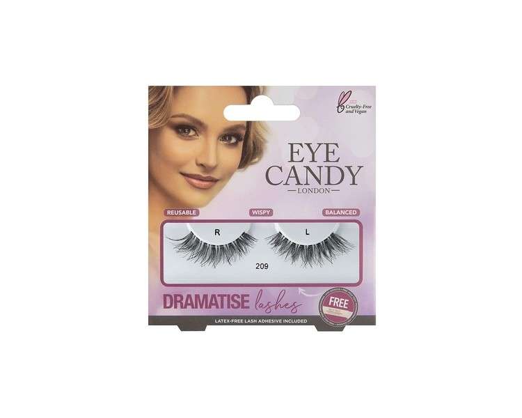 Invogue Eye Candy Strip Lash 009 Dramatise False Eyelashes 30g