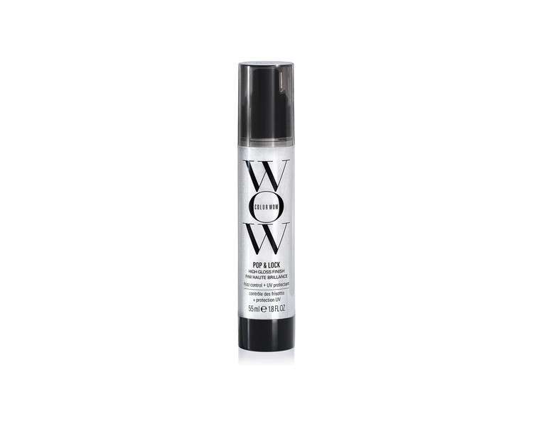 Color Wow Pop + Lock Frizz Control + Glossing Serum - Anti-frizz serum with heat protection Seals split ends Moisturizes Silkens and shines dull dehydrated hair
