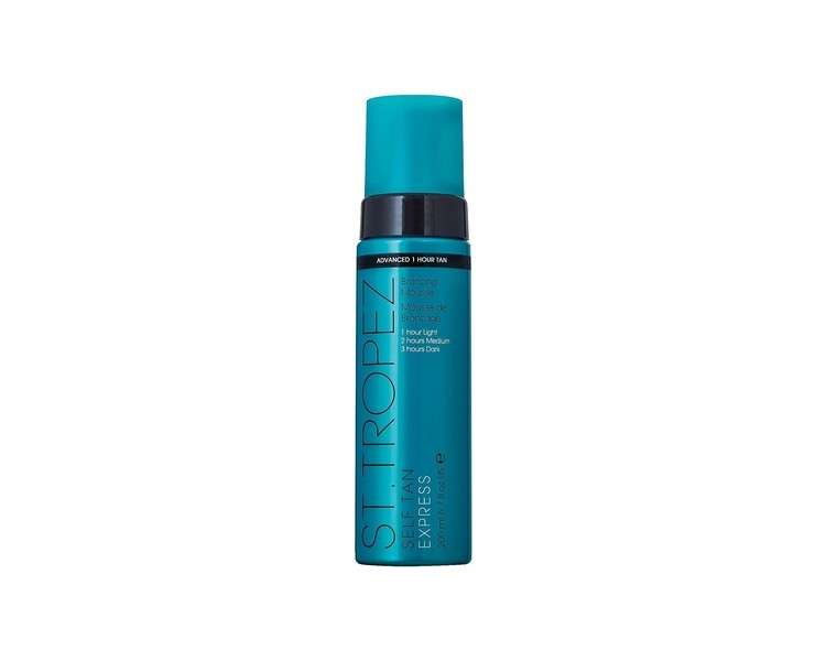 St.Tropez Self Tan Express Mousse Fast Acting Fake Tan Develops in 1-3 Hours Streak-Free Finish 200ml