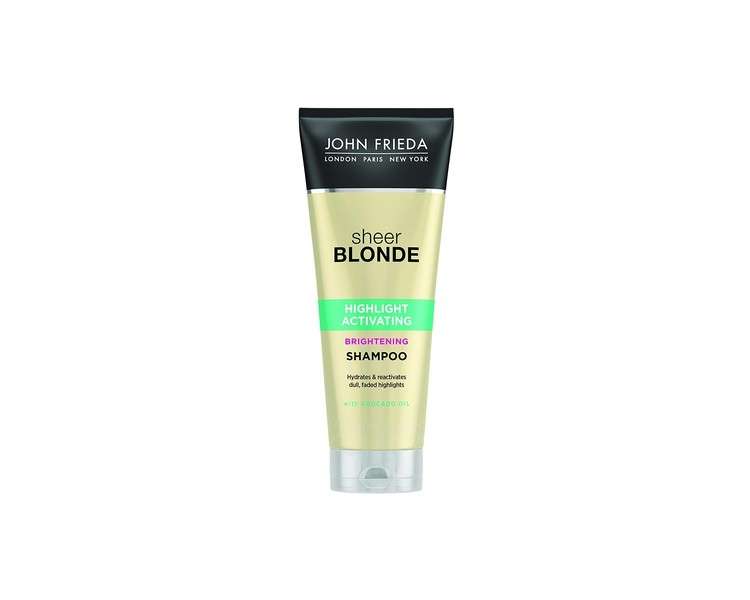 John Frieda Sheer Blonde Highlight Activating Moisturizing Shampoo 250ml