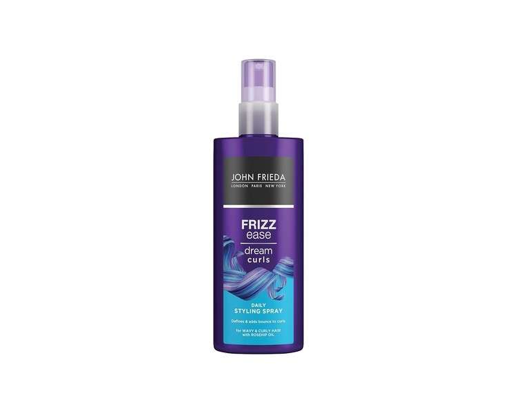 John Frieda Frizz Ease Dream Curls Daily Styling Spray for Curly and Wavy Hair 200ml