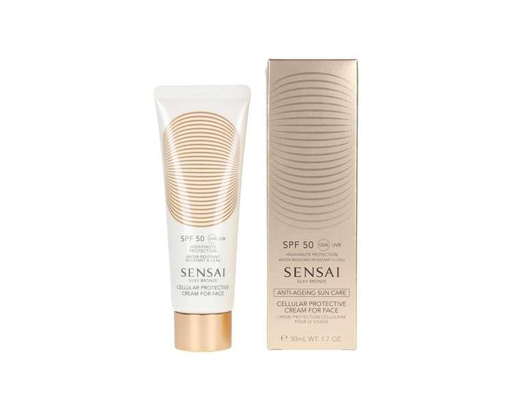 Sensai Silky Bronze Cellular Protective Cream For Face SPF50+ 50ml