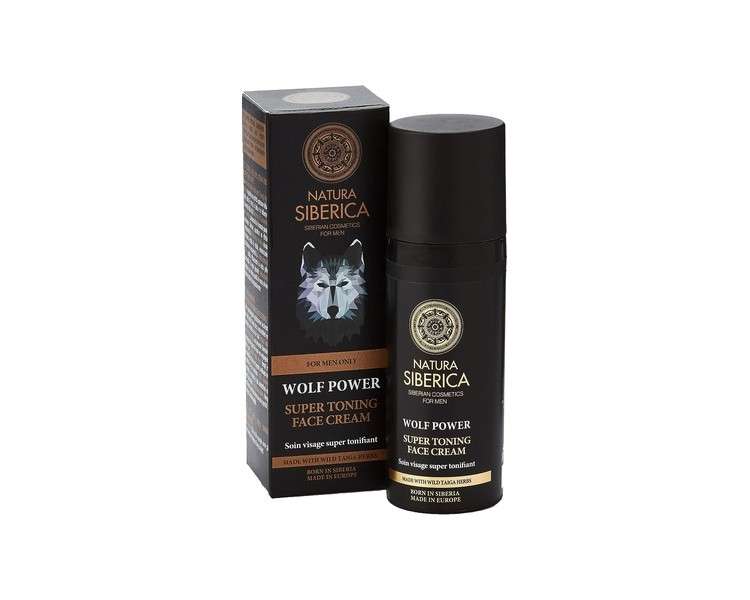 Natura Siberica Wolf Power Super Toning Face Cream for Men 50ml