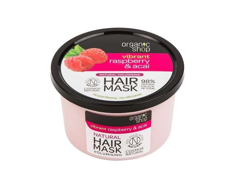 Organic Shop Raspberry & Acai Volumising Hair Mask