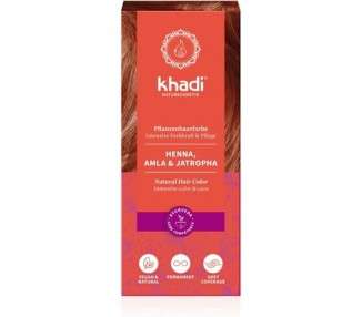 Khadi Henna, Amla & Jatropha Plant Hair Color 100g - Natural & Vegan