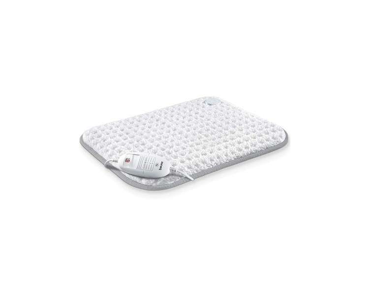 Beurer HK42UK Super-Cosy Heat Pad Luxury Soft Fleece Surface Rapid Warm-Up Function 3 Electronically Regulated Temperature Settings Machine-Washable Automatic Switch-Off