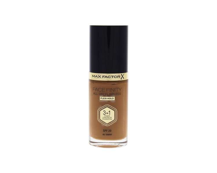 Max Factor Facefinity All Day Flawless 3 In 1 Foundation No.95 SPF20 30ml