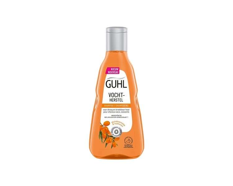 Guhl Moisture Recovery Shampoo with Cactus Oil for Dry Brittle Overloaded Hair 250ml