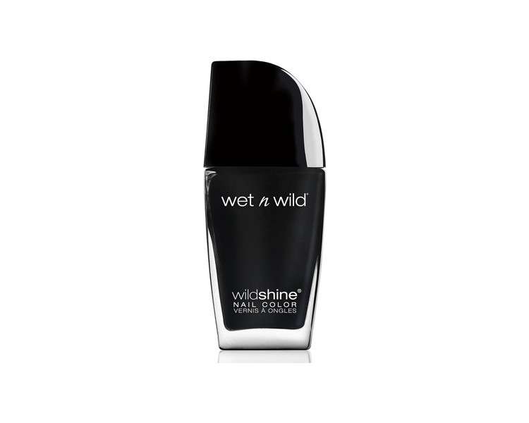 Wet 'n' Wild Wild Shine Nail Color Black Crème 12ml