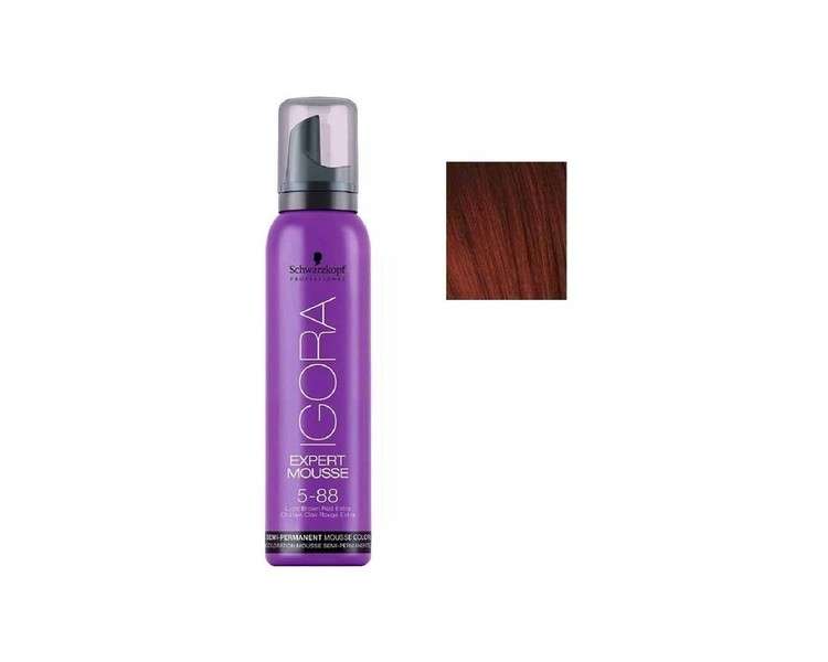 Schwarzkopf Igora Expert 5-88 Toning mousse Light brown red extra, 100 ml