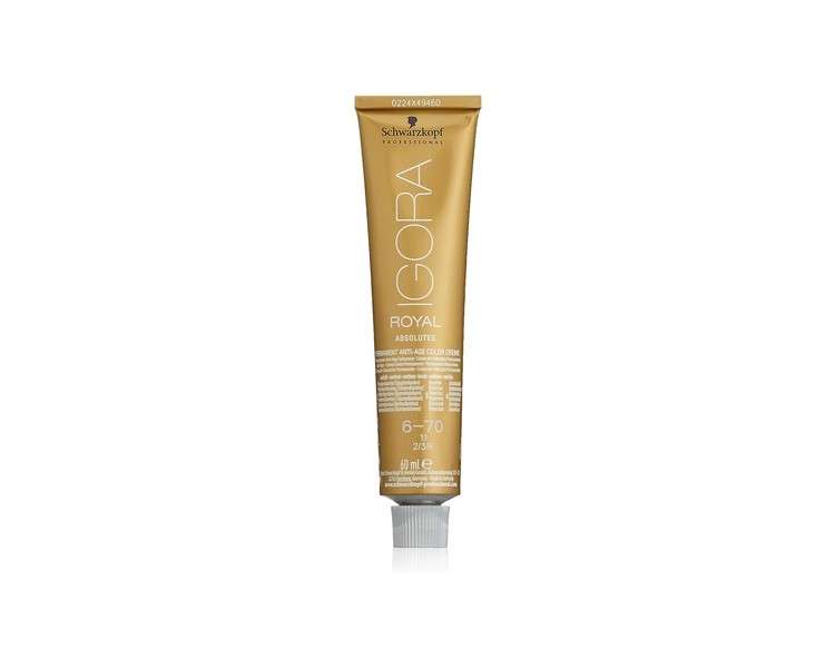 Schwarzkopf Igora Royal Absolutes 6-70 Dark Blond 60ml