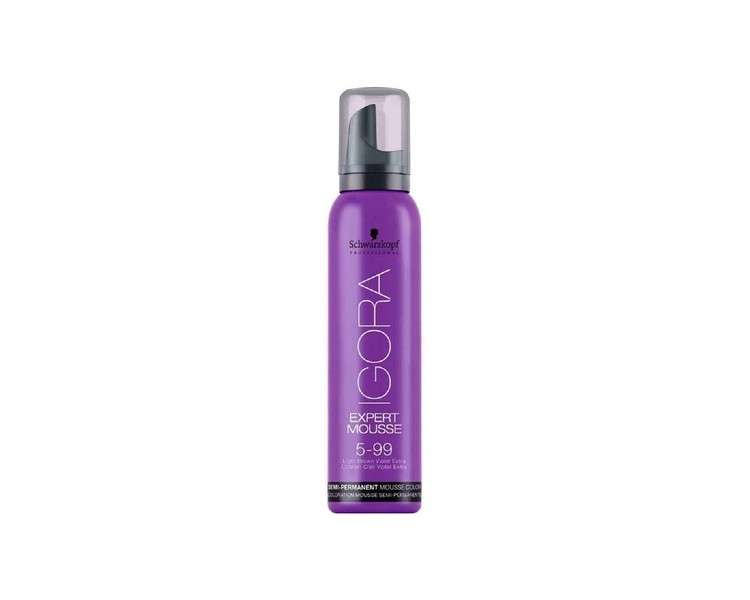 Schwarzkopf IG ExpertMousse 5-99 Extra Light Brown Violet 100ml