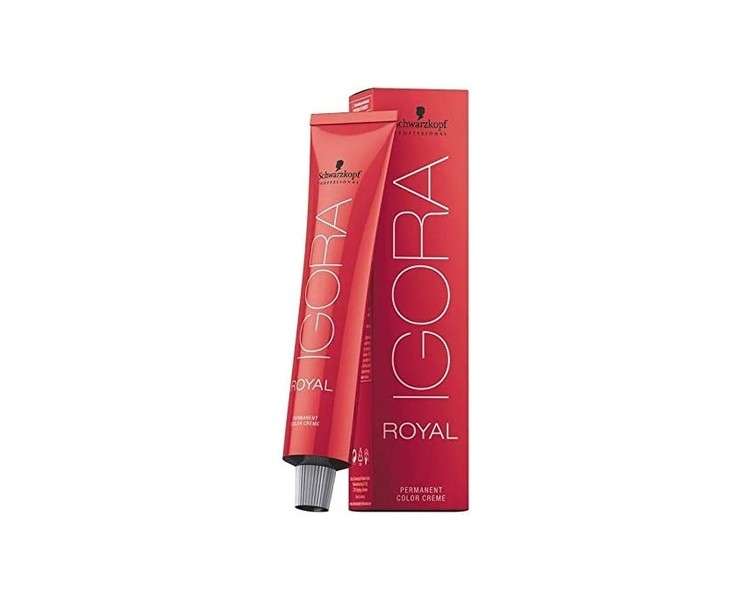 Schwarzkopf Igora Royal 6-12 Dark Blonde Cendre Plus Colour Tint 60ml Tube