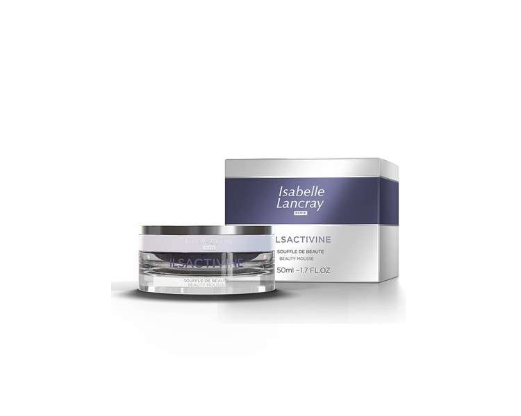 Isabelle Lancray ILSACTIVINE Beauty Souffle Intensive Day and Night Cream with Light UV Protection Anti-Aging Cream Mousse 50ml