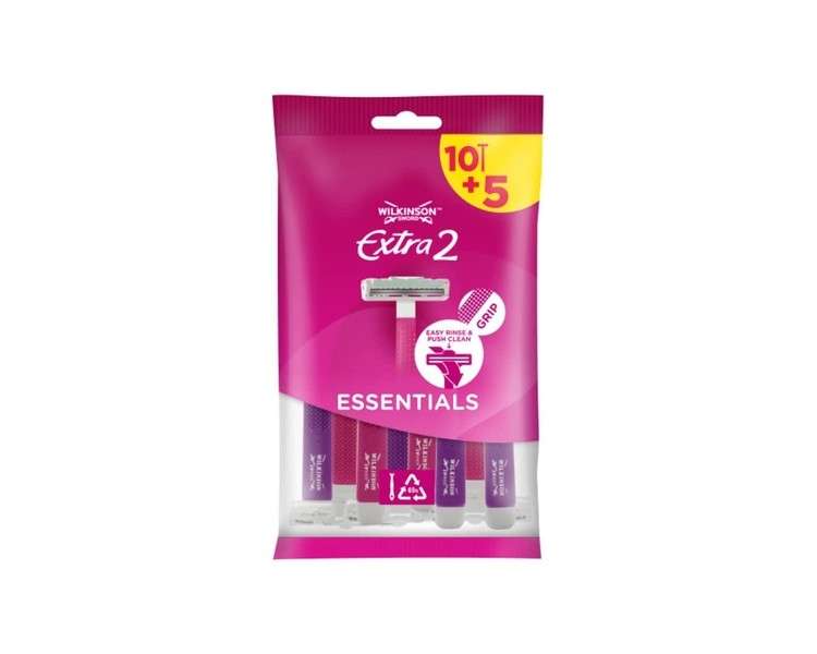 Wilkinson Sword Extra 2 Beauty 2-Blade Disposable Razors for Women