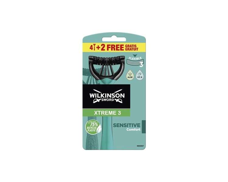 Wilkinson Sword Xtreme 3 Sensitive Disposable Razor