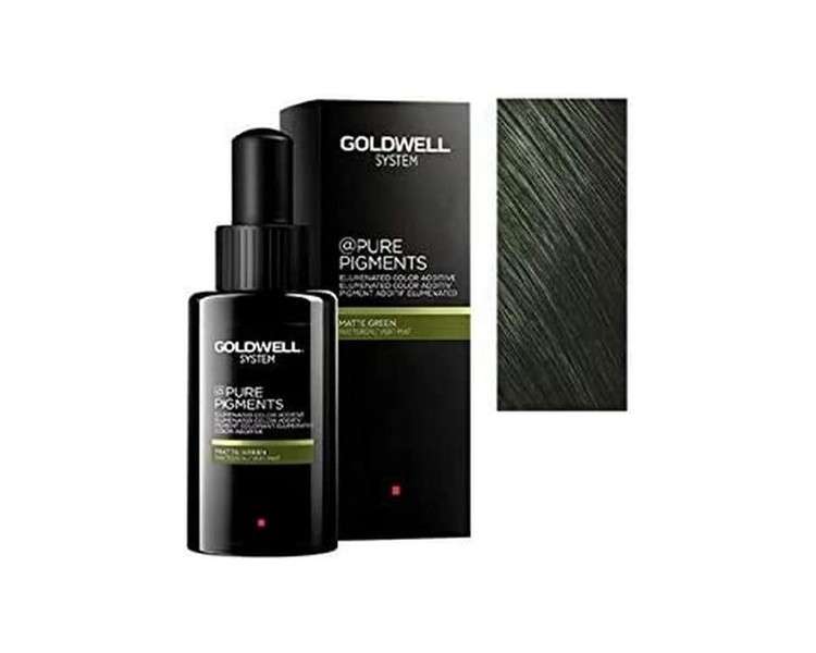 Goldwell Pure Permanent Hair Color  Pigments Matte Green 50ml