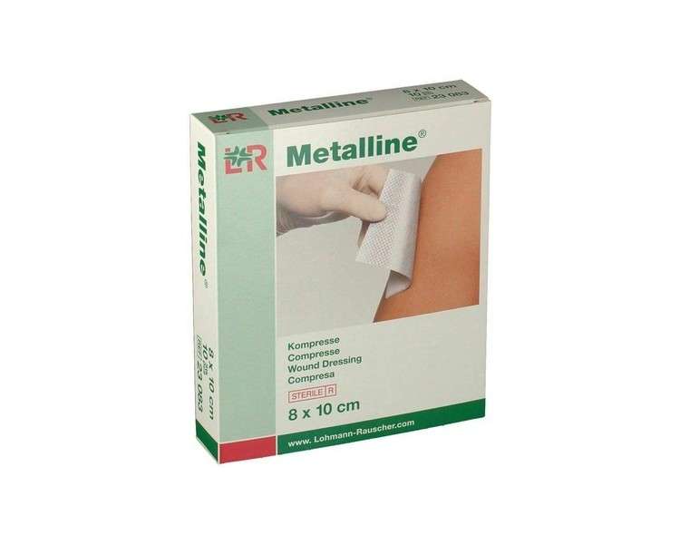 Metalline Sterile Gauze Pads with Metallic Layer 8x10cm 10 Pieces