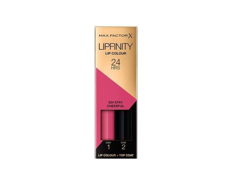 Max Factor Lipfinity Long-Lasting Two Step Lipstick 24 Stay Cheerful 4.2g