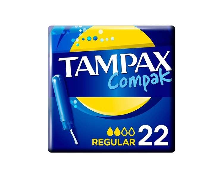 Tampax Compak Regular Tampons with Applicator