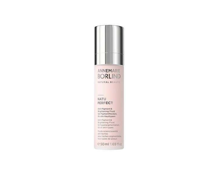 Annemarie Borlind NatuPerfect Anti-Pigment & Brightening Fluid 50ml - For Even & Radiant Skin - Vegan