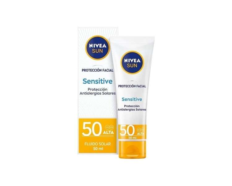 Nivea Sun Facial Sensitive Spf50 50ml