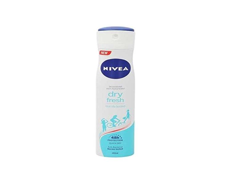 Nivea deodorant spray 200 ml. Women dry fresh.