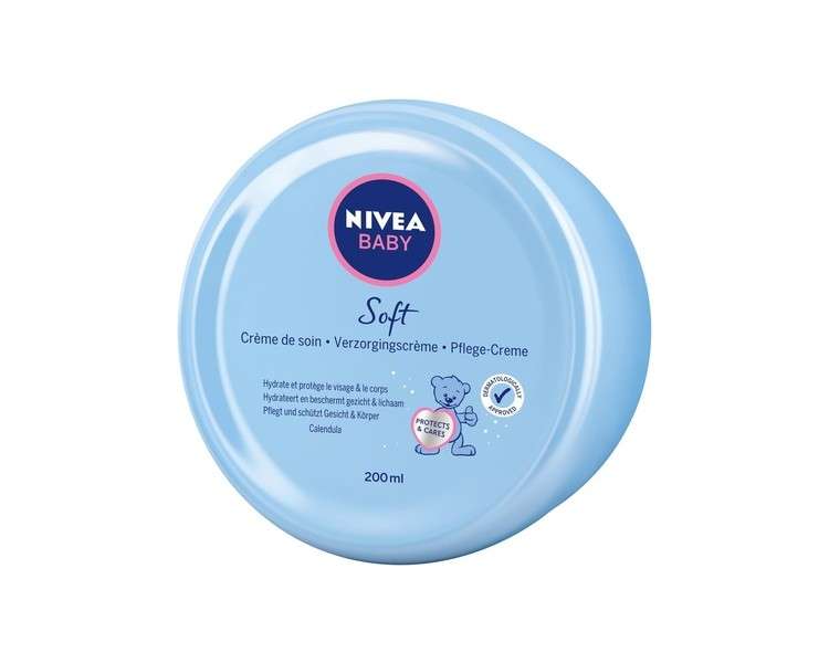 Nivea Baby Soft Care Moisturizing Cream with Calendula 200ml