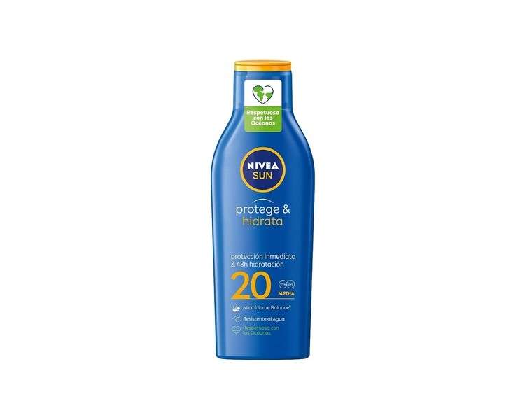 Nivea Sun Protect & Hydrate Spf20 Sunscreen  200ml