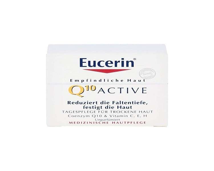 Eucerin Q10 Active Anti-Wrinkle Day Cream for Dry Skin 50ml