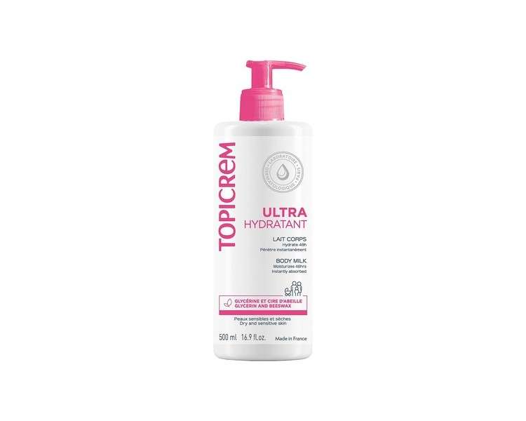 Topicrem Ultra-Moisturising Body Milk 500ml