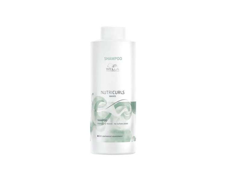 Wella Nutricurls Waves Shampoo 1000ml