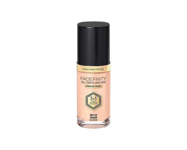 Face Finity 3-In-1 Foundation No. 55 Beige 30ml