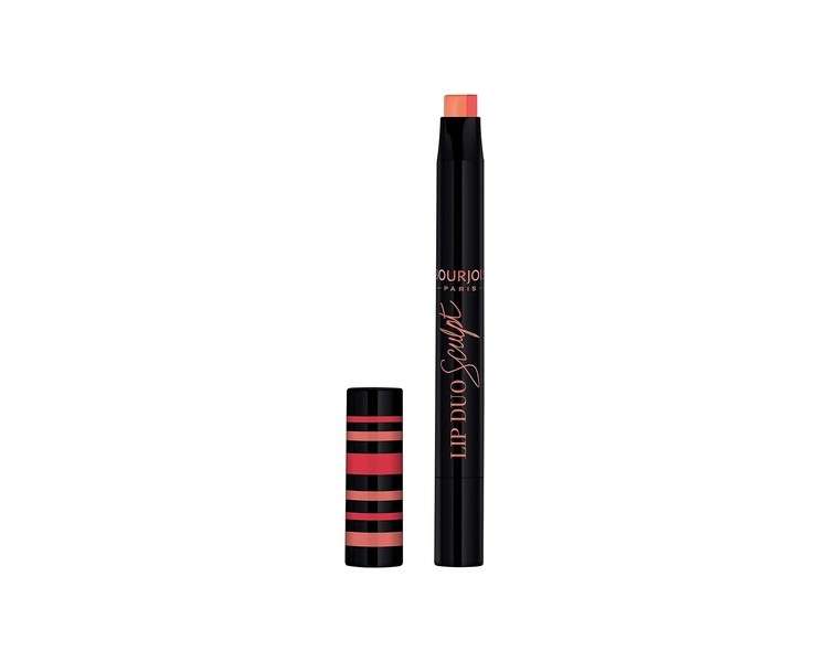 Bourjois Lip Duo Sculpt Liner & Lipstick - 02 Peach Shake 1.1g