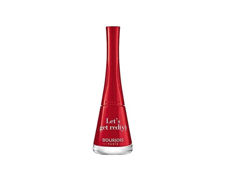 Bourjois 1 Seconde Nail Polish 09 Let's get red(y) 9ml