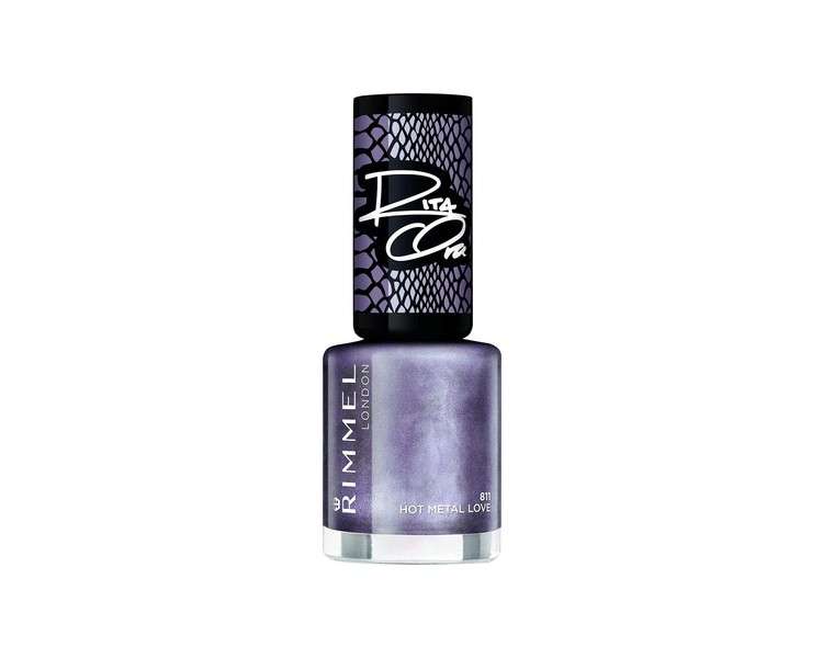 Rimmel London Rita Ora Nail Polish Hot Metal Love 811 8ml